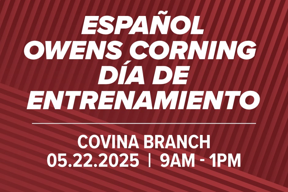 Spanish Owens Corning Training Event
