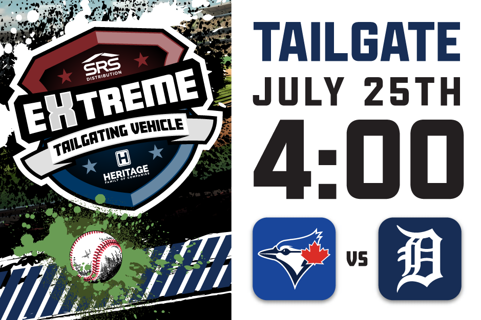 ANNUAL TIGERS TAILGATE – Toronto Blue Jays vs. Detroit Tigers