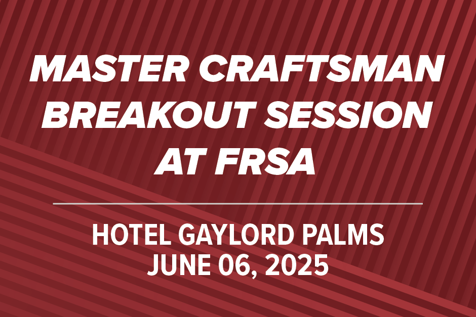 Master Craftsman Breakout Session